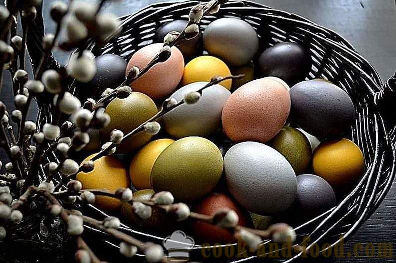 Natürliche Farbstoffe für Eier für Ostern - wie einen natürlichen Farbstoff zu Hause machen