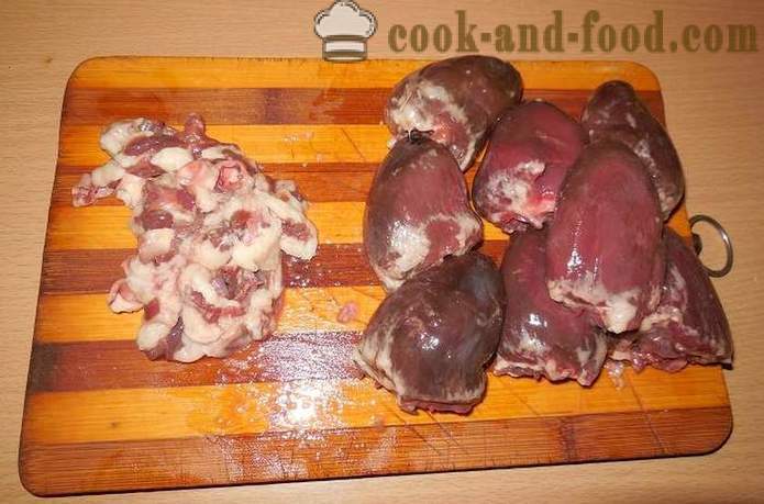 Chops aus dem Herzen in einer Pfanne - wie ein Truthahn Herzen Koteletts in Teig zu kochen, einen Schritt für Schritt Rezept mit Fotos.