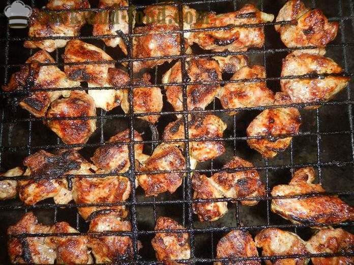 Saftige Schweine auf dem Grill - wie das Fleisch für Spiesse marinieren, Barbecue, Grillen oder Braten auf dem Grill Rezept mit Fotos.