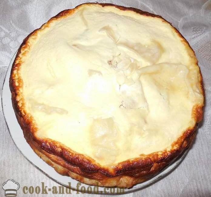 Pie von Fladenbrot mit Frischkäse - einfach und lecken Kuchen Fladen in multivarka Rezepte mit Fotos.