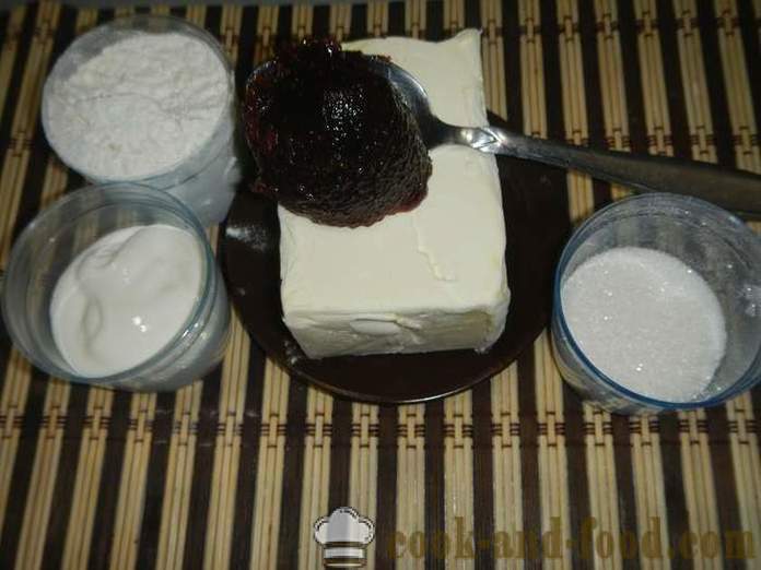Spritzgebäck mit Marmelade und Krümel aus dem Test - wie Kekse mit Krümel auf, Schritt für Schritt Rezept geschreddert Gebäck mit Fotos zu kochen.