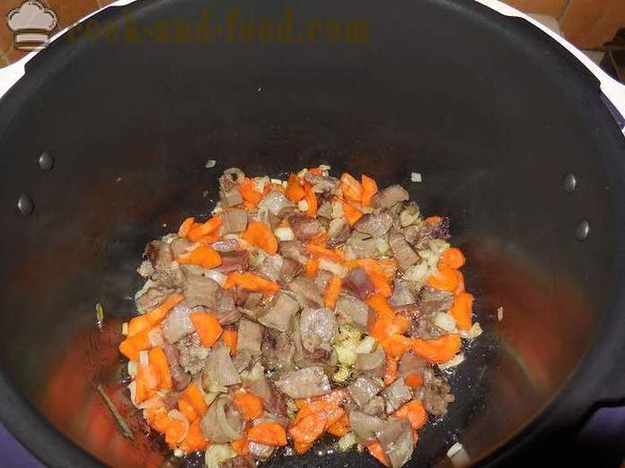 Gemüseeintopf in multivarka, mit Fleisch und Kartoffeln - wie Rindfleisch-Eintopf in multivarka zu kochen, Schritt für Schritt Rezept mit Fotos.