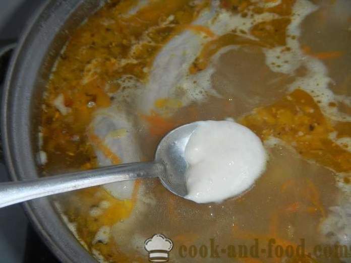 Suppe mit Knödeln und Huhn - wie Knödel für die Suppe zu machen, einen Schritt für Schritt Rezept Fotos