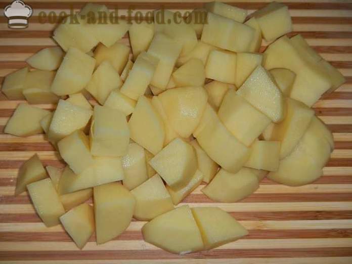 Gemüseeintopf mit Kartoffeln und Kohl in multivarka, Topf oder Pfanne. Rezept, wie Gemüse-Eintopf zu machen - Schritt für Schritt mit Fotos.