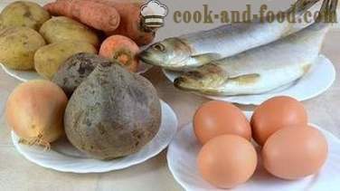 Schmackhafte Hering unter einem Pelzmantel klassisches Rezept mit Bild: welche Schichten und wie Hering unter einem Pelzmantel kochen mit Ei