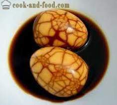 Eier in der chinesischen oder „scary“ Snacks auf Halloween Rezepte: „Faule Eier Marmor“