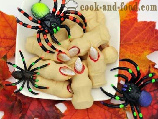 Desserts und Kuchen für Halloween - Hexen Finger Cookies und andere süße Leckereien mit ihren eigenen Händen, einfache Backrezepte