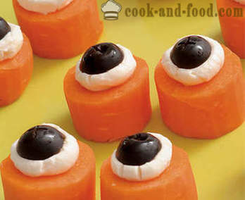 Ein einfacher Snack auf Halloween: „Rote-Augen-Vampir“ (mit Fotos)