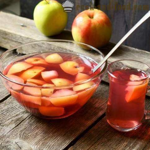 Rezept für Apfelkompott, Erdbeere und Birne