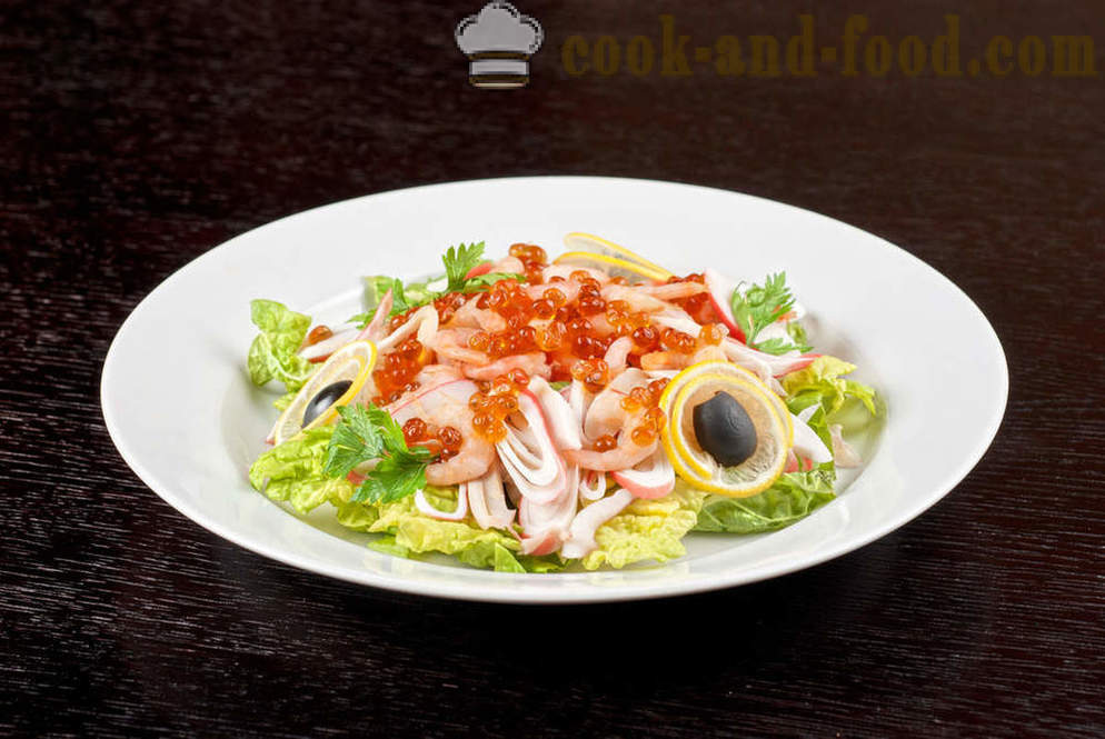 Rezepte Salat von Tintenfisch «Labbra del sirena»