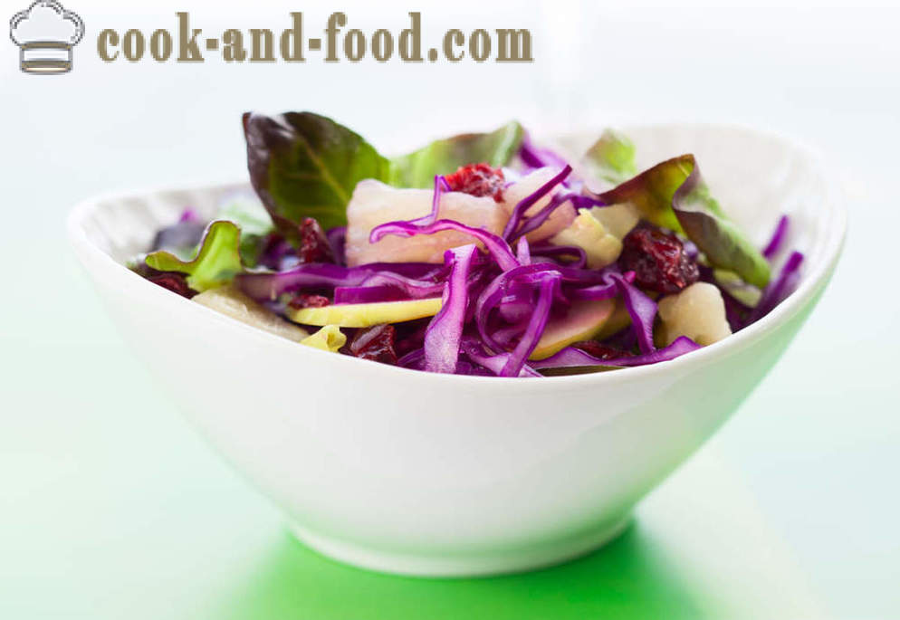 Rotkohl: drei gesunden Salat Rezept