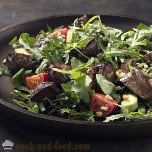 Rezept für Warmer Salat mit Geflügelleber - Video Rezept zu Hause
