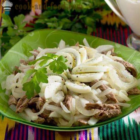 Usbekische Küche: Salat „Tashkent“ - Video-Rezept zu Hause