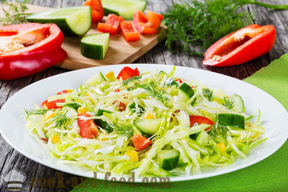 Rezepte Salat aus frischem Kohl