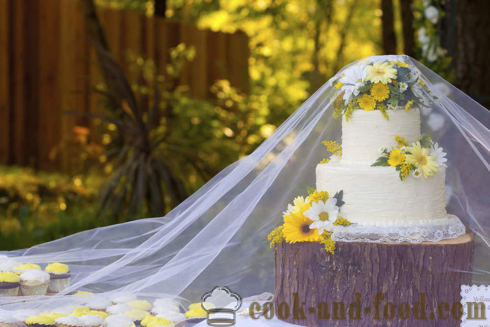 Wählen Sie die modische Hochzeitstorte - Video Rezept zu Hause