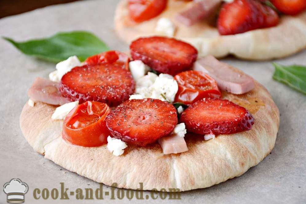 Pizza, Suppe und Kuchen mit Erdbeeren für das Mittagessen - Video Rezepte zu Hause