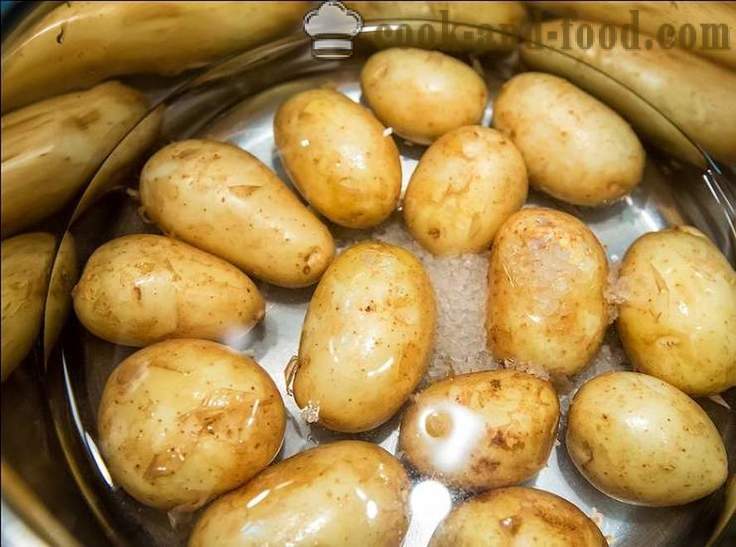 Bachelor Abendessen: drei für ursprüngliche Gerichte neue Kartoffeln - Video Rezept zu Hause